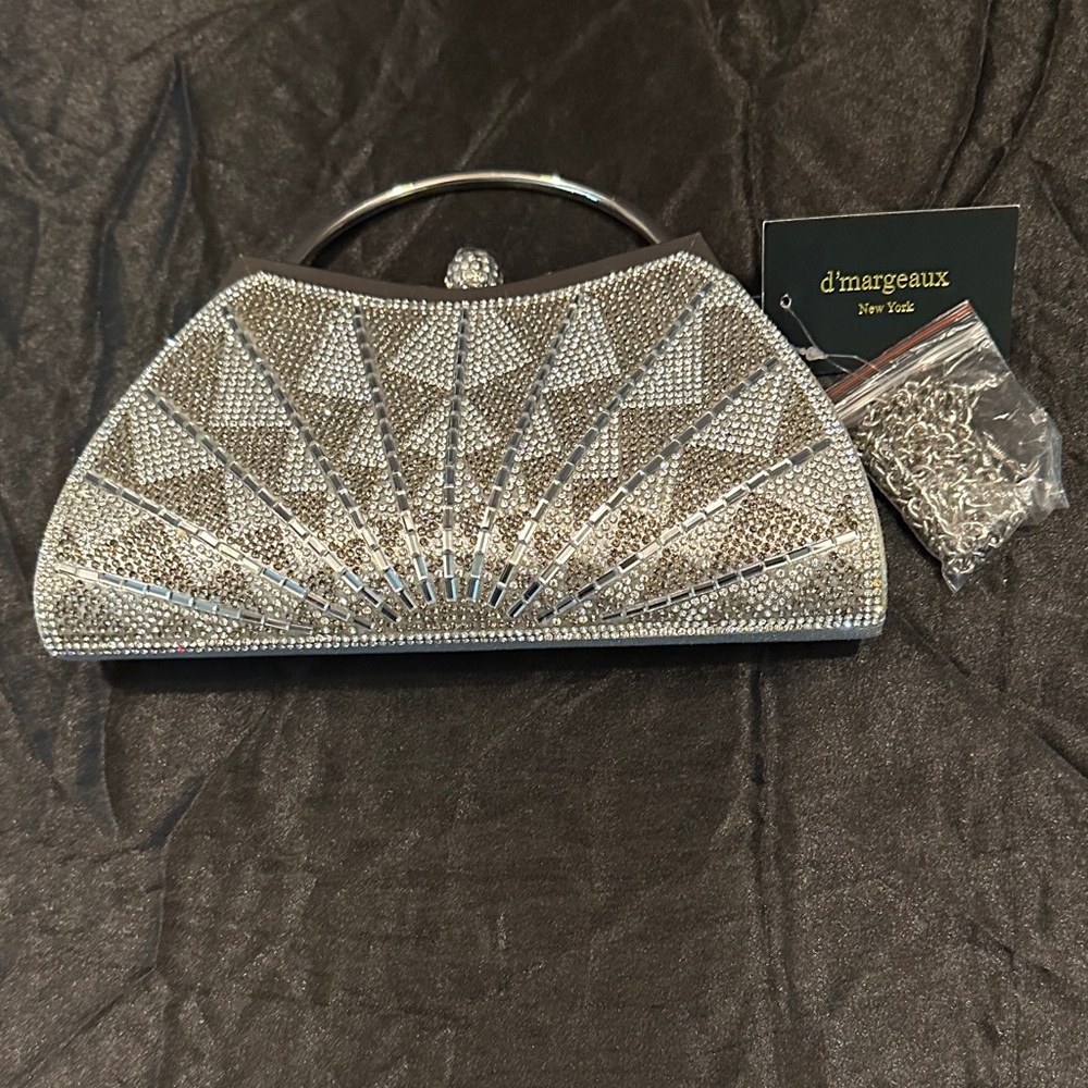 Silver Evening Clutch